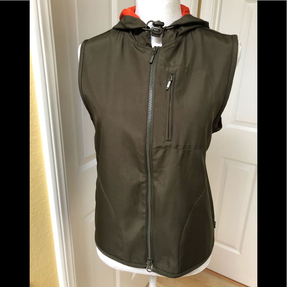 Jones NY Kaki Green Polyester Vest